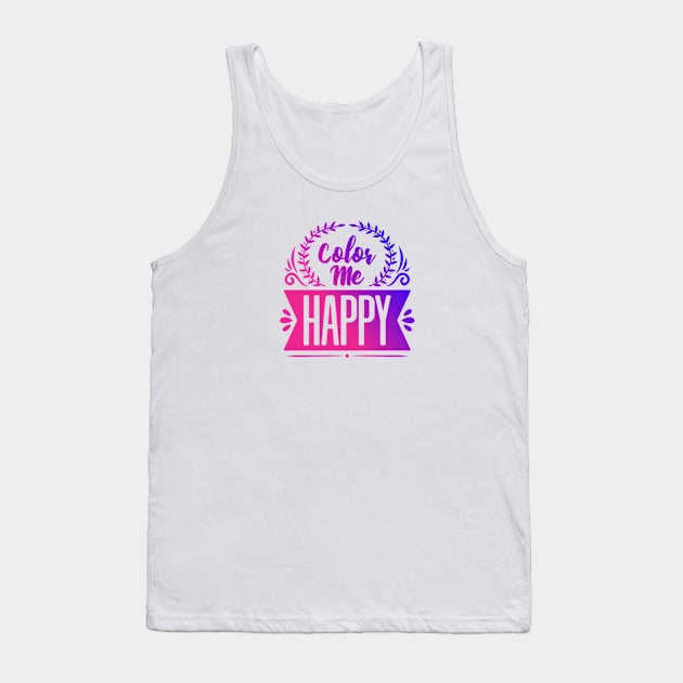 Color me happy Tank Top by Atul Khodaskar